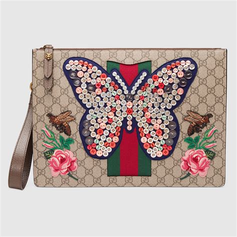 yellow butterfly gucci bag|gucci overnight bags.